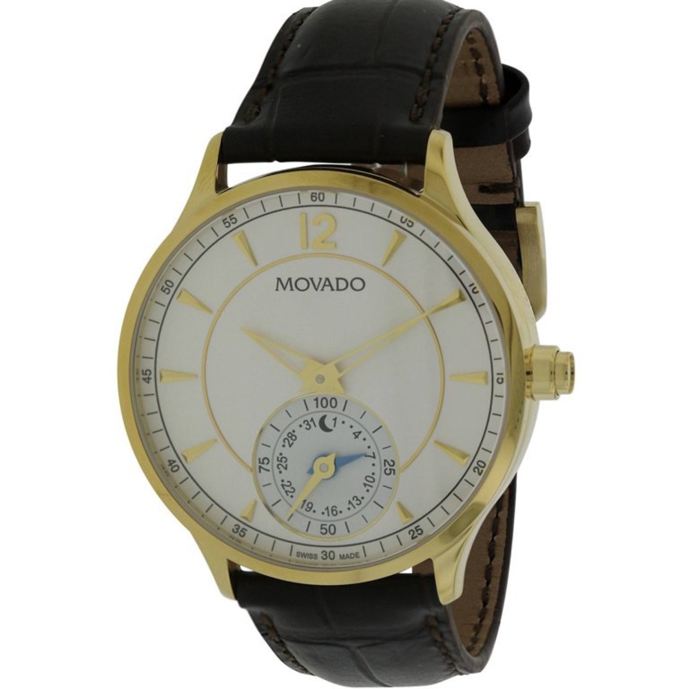 Movado Circa Motion Leather Smartwatch Mens Watch 0660008